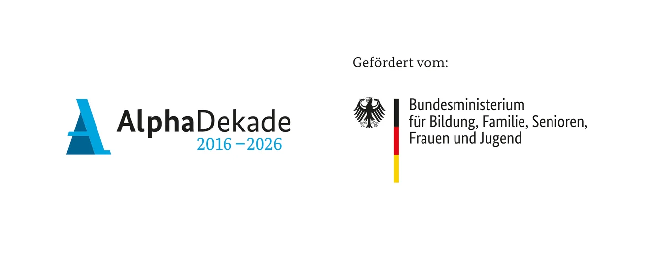 Logos von AphaDekade und BMFTR